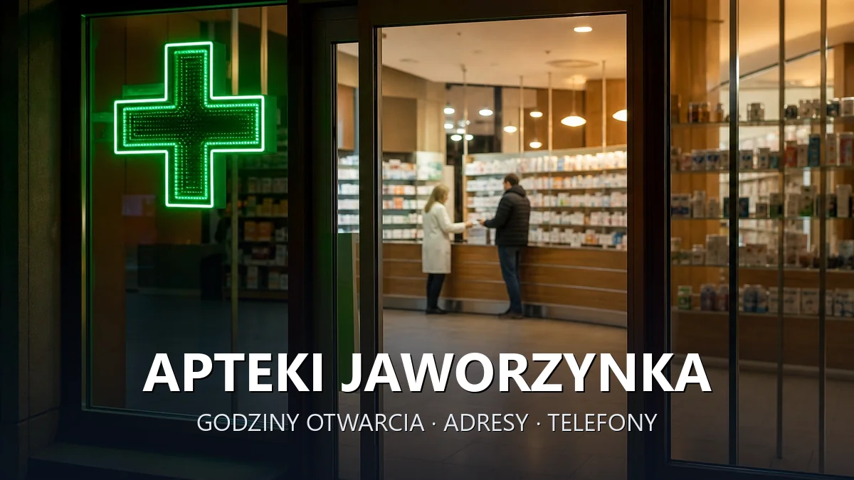 Apteki Jaworzynka, gmina Istebna, powiat cieszyński - adresy, telefony, godziny otwarcia