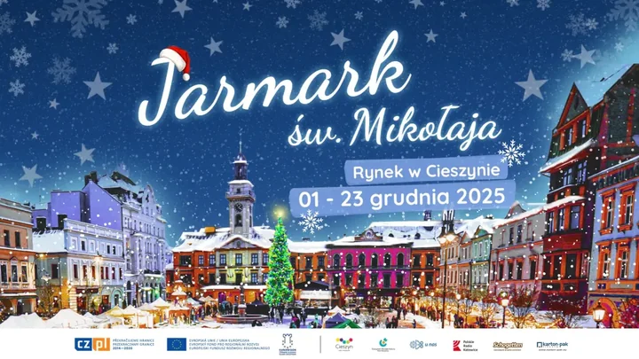 Obraz do artykułu: Cieszyński Jarmark Świętego Mikołaja 2025 – magia świąt wraca na rynek!