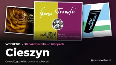 Weekend w Cieszynie: co robić 30 października – 1 listopada – okładka przeglądu weekendowego