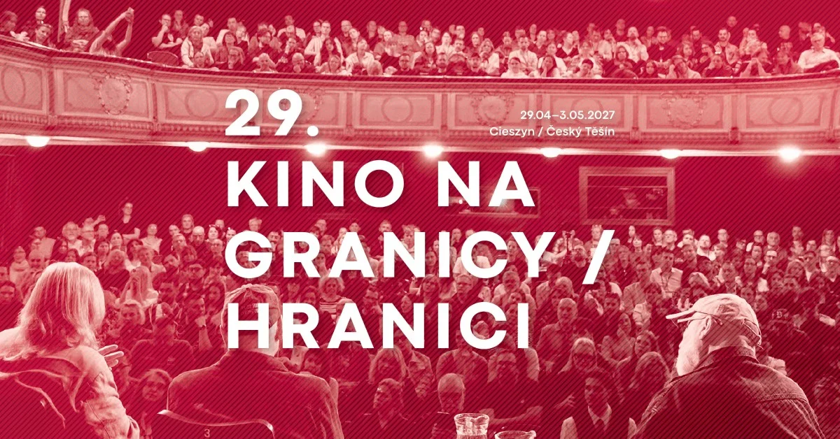 Grafika promocyjna wydarzenia Kino na Granicy 2027: filmowa majówka