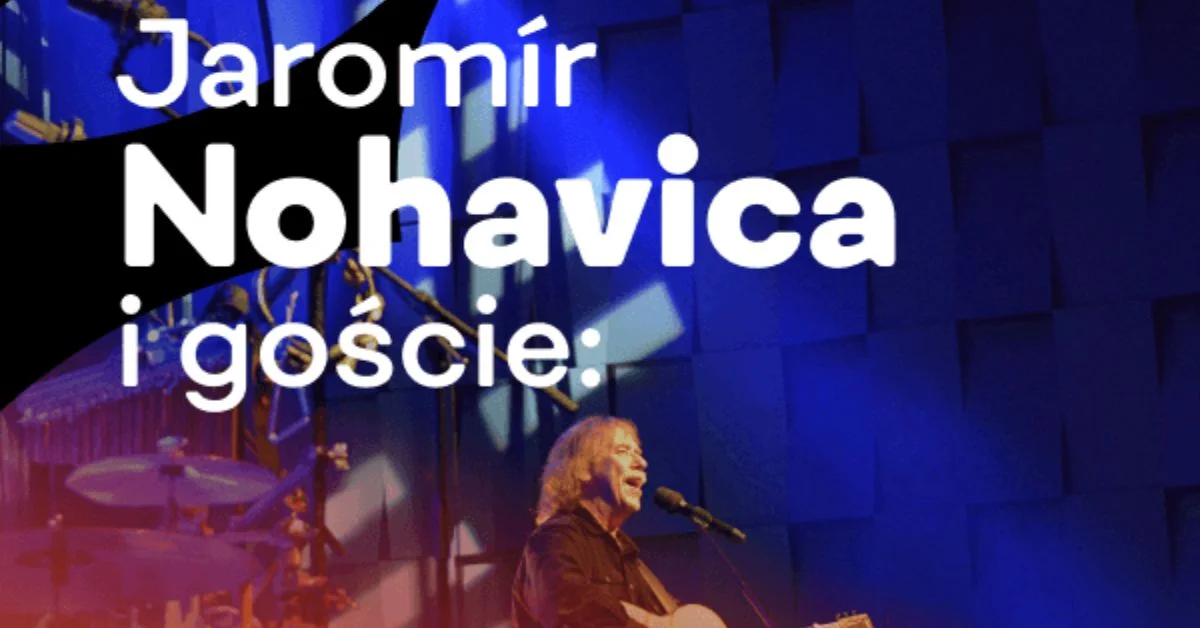 Grafika promocyjna wydarzenia Jaromír Nohavica: koncert w Cieszynie