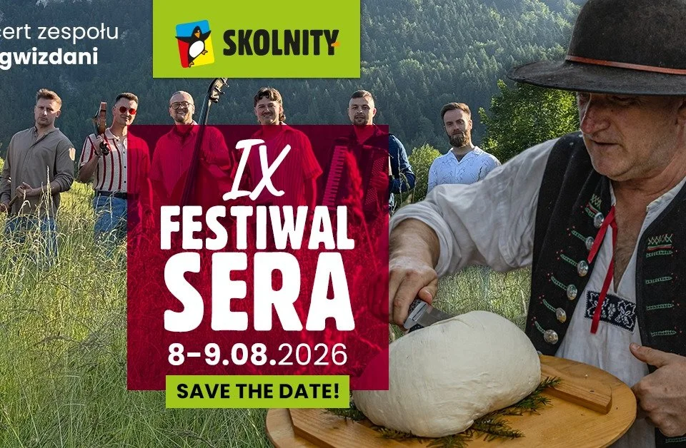 Grafika promocyjna wydarzenia IX Festiwal Sera na Skolnitym
