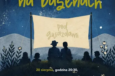 Grafika promocyjna wydarzenia Kino plenerowe na plaży