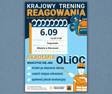 Krajowy trening reagowania na sygnały alarmowe i komunikaty ostrzegawcze – Akademia OLiOC