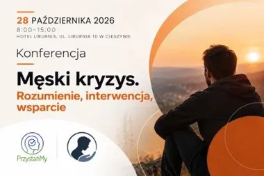 Grafika promocyjna wydarzenia Męski kryzys. Rozumienie, interwencja, wsparcie