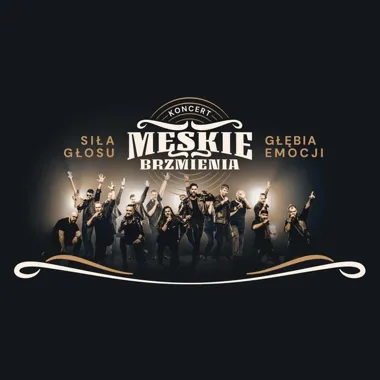 Grafika promocyjna wydarzenia Męskie Brzmienia — siła głosu i głębia emocji w Cieszynie