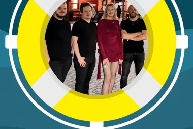 Grafika promocyjna wydarzenia Wieczorne pływanie na Basenach Wisła