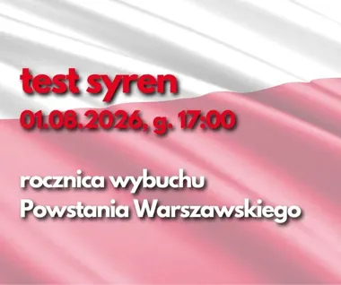 Syreny alarmowe zabrzmią w Cieszynie. Potrwają trzy minuty