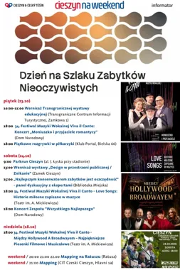 Trzy dni wydarzeń w Cieszynie. Muzyka, wystawy i mapping