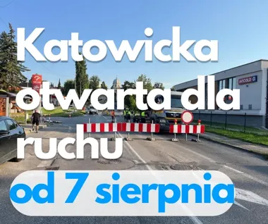 Koniec utrudnień na Katowickiej. Droga znów otwarta dla kierowców