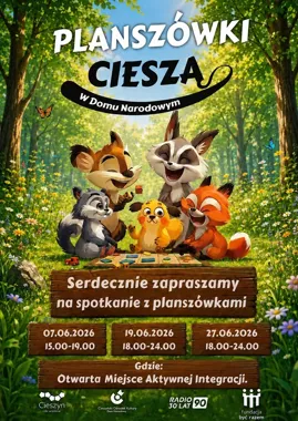 Planszówki Cieszą wracają do Domu Narodowego. Trzy czerwcowe wieczory pełne gier i ludzi