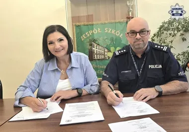 Pierwsza taka klasa w powiecie cieszyńskim. Uczniowie poznają służbę