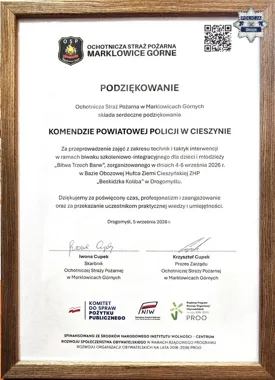 Policjanci z Cieszyna pokazali młodzieży, jak reagować w kryzysie