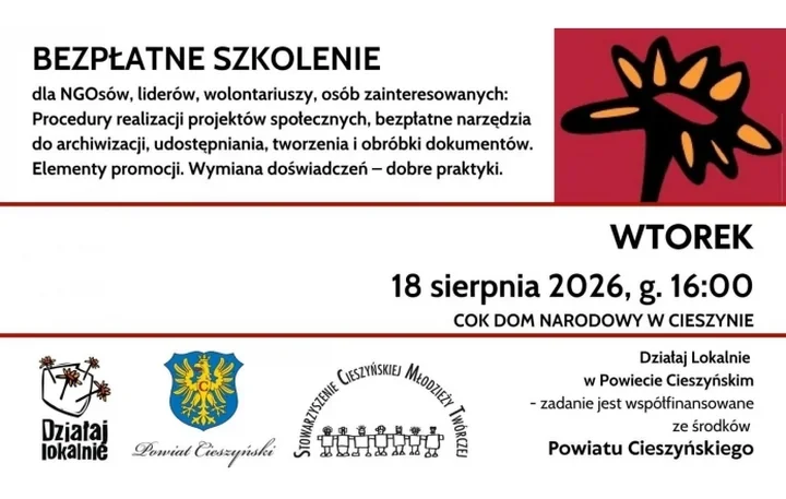 Nie tylko pomysł, ale i dokumenty. Szkolenie dla społeczników w Cieszynie