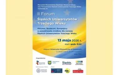 Śląskie UTW spotkają się w Katowicach i będą mówić o pieniądzach na rozwój