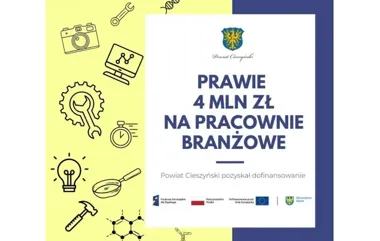 Prawie 4 mln zł na szkolne pracownie. Cieszyn i Skoczów czeka duża modernizacja