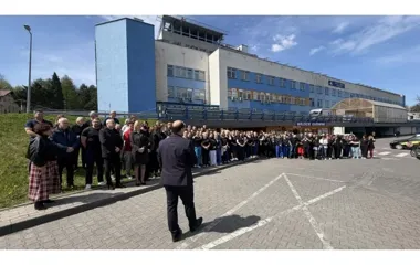 Minuta ciszy pod Szpitalem Śląskim. W Cieszynie padły liczby, które bolą