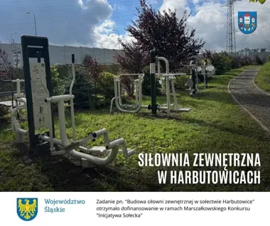 Nowa siłownia w Harbutowicach. Połowę kosztów pokryło dofinansowanie
