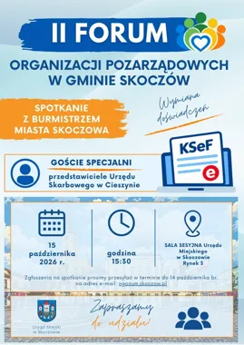 Organizacje pozarządowe spotkają się w Skoczowie. W programie KSeF