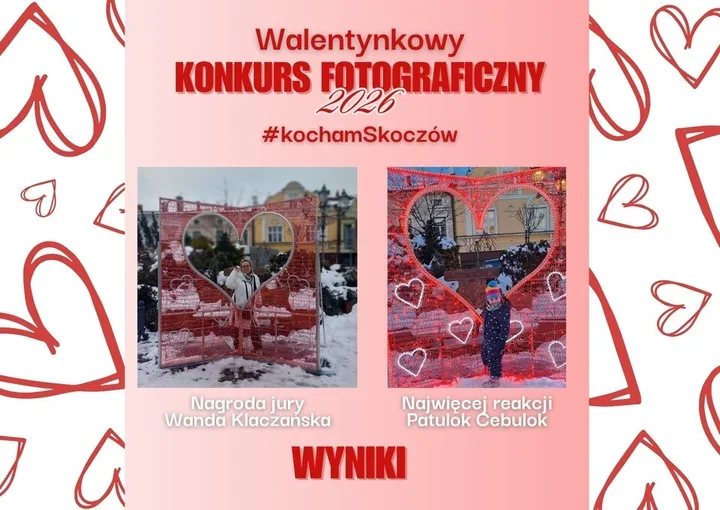 Walentynkowy konkurs #kochamSkoczów rozstrzygnięty – internauci i jury wybrali zwycięzców