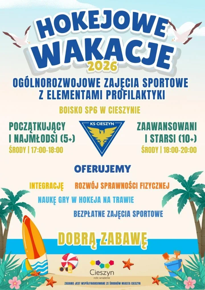 W Cieszynie ruszają bezpłatne treningi. Hokej na trawie czeka na dzieci i młodzież