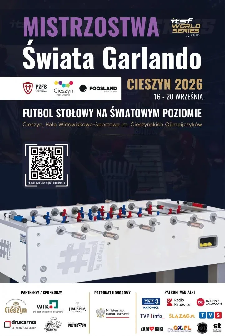 Świat futbolu stołowego przyjedzie do Cieszyna. Wstęp wolny