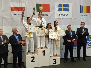 Cieszyńskie karate zdobyło Europę. Lena Santarius wraca ze złotem