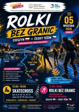 Rolki po obu stronach Olzy. W Cieszynie odbędą się pierwsze zawody Skate Cross