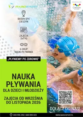 Nauka pływania na basenie SP4. MarioSport tworzy sześć grup