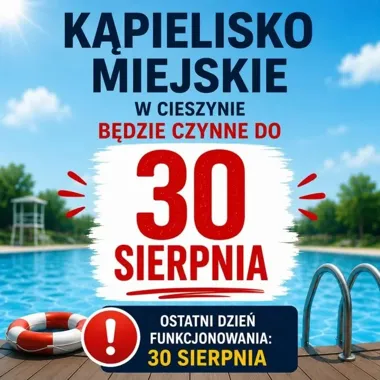 Kąpielisko Miejskie w Cieszynie kończy sezon. Zostały ostatnie dni