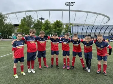 Młodzi piłkarze z Cieszyna zagrali na Stadionie Śląskim bez kompleksów