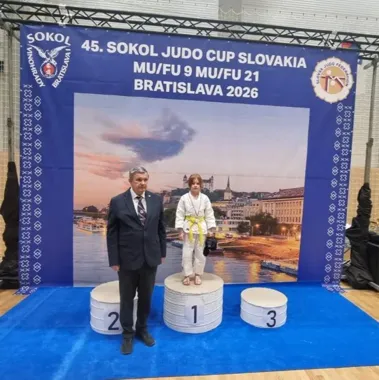 Emma Dubiel zdobywa złoto na Sokol Judo Cup w Bratysławie