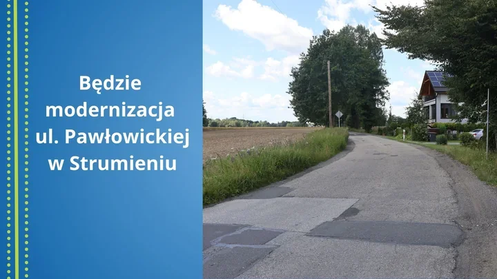 Pawłowicka w Strumieniu do przebudowy. Prawie milion złotych na drogę