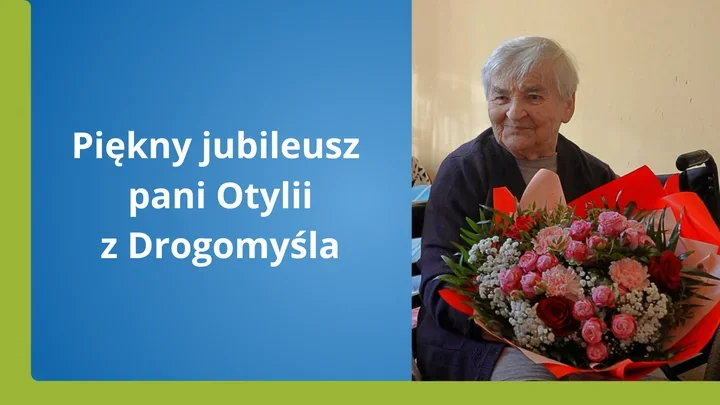 Otylia Kubik skończyła 100 lat. Jeszcze niedawno jeździła rowerem po Drogomyślu