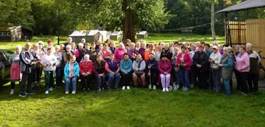 Dwie trasy, deszcz i nordic walking. Mieszkańcy Drogomyśla ruszyli w teren