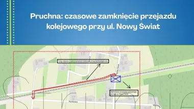 Przejazd kolejowy w Pruchnej zostanie zamknięty na czas robót