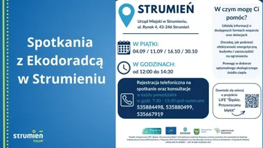 Ekodoradca pomoże mieszkańcom Strumienia ograniczyć koszty ogrzewania