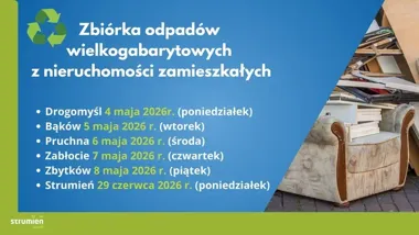 Gmina szykuje odbiór gabarytów. Jest harmonogram dla sołectw i Strumienia