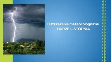 Burze nad Strumieniem. IMGW ostrzega przed wiatrem i gradem