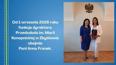 W zbytkowskim przedszkolu nastąpi zmiana. Anna Franek obejmie dyrekcję