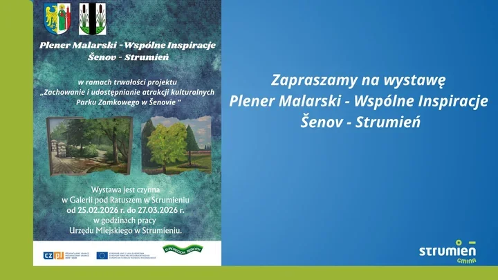 Plener malarski Šenov–Strumień w Galerii pod Ratuszem pokazuje transgraniczne inspiracje