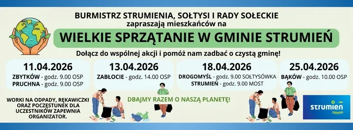 Strumień rusza na wiosenne porządki w sołectwach i w mieście