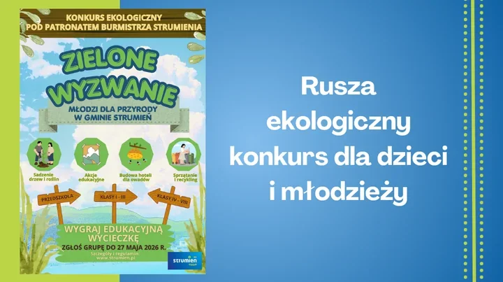 Dzieci z gminy Strumień ruszają na zieloną misję z nagrodą w Wiśle