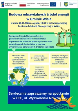 OZE w Wiśle. Spotkanie o inwestycjach, które ograniczają emisje i koszty