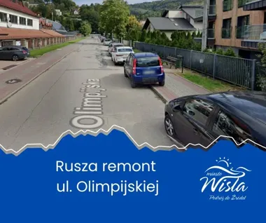 Ul. Olimpijska doczeka się przebudowy. Będą chodniki i nowy asfalt