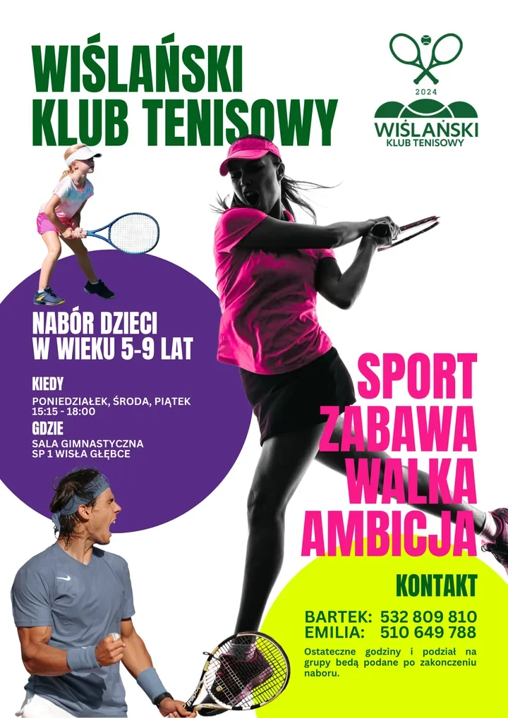 Tenis dla najmłodszych w Wiśle – zajęcia w sali Szkoły Podstawowej nr 1