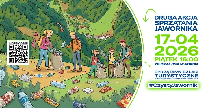 Jawornik znów ruszy do sprzątania, a finał akcji będzie przy OSP